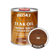 Тиковое масло для дерева с твердым воском HUSKY Тик 0.9 л
