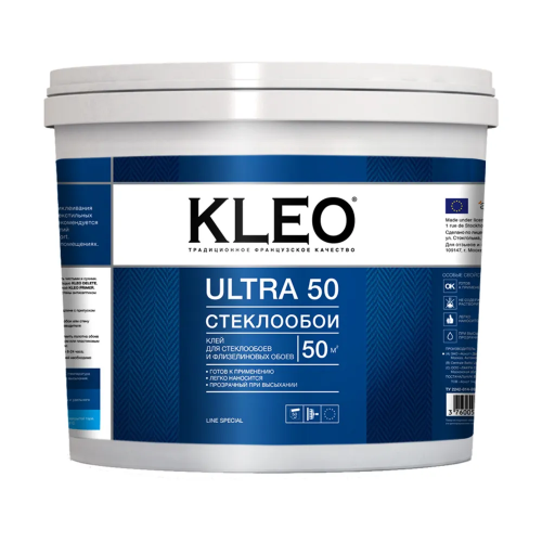 Клей для стеклообоев ULTRA готовый KLEO 10 кг (1)