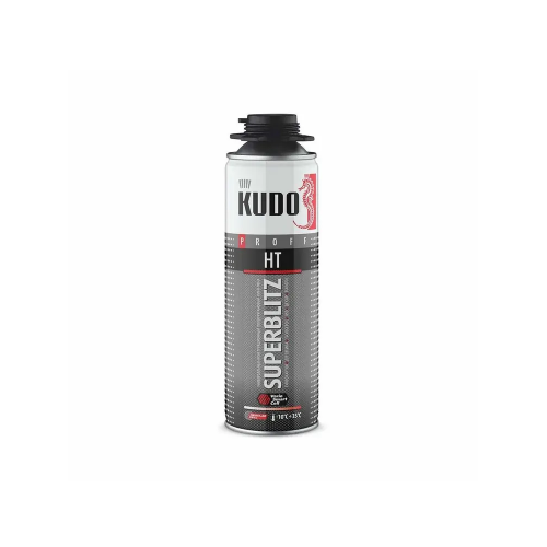 Клей-пена монтажная универсальная профи KUDO PROFF SUPERBLITZ HT 650 мл