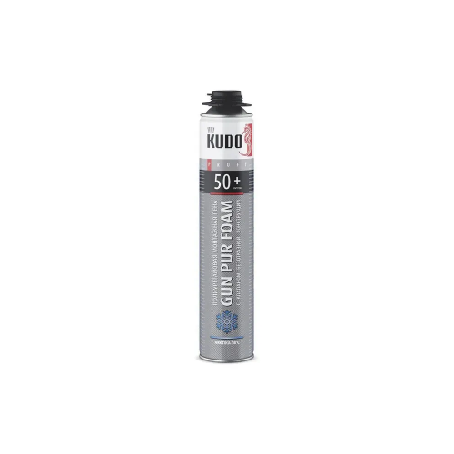 Пена монтажная зимняя профи KUDO PROFF 50+ (ARKTIKA -18 С) 1000 мл/870 г