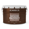 Антисептик лессирующий KOMANDOR WOOD PROTECT под колеровку 9 кг