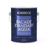 Краска фасадная атмосферостойкая KOMANDOR FACADE STANDART AQUA база А 2.7 кг