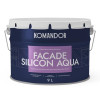 Краска фасадная водоотталкивающая KOMANDOR FACADE SILICON AQUA база А 9 кг