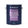 Краска фасадная водоотталкивающая KOMANDOR FACADE SILICON AQUA база С 2.7 кг