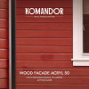 Краска по дереву KOMANDOR WOOD FACADE ACRYL 50 база С 0.9 кг