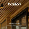 Лак для стен и потолков KOMANDOR LAQUER ECO 50 полуглянцевый 0.9 кг