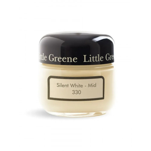 Пробник в/э краски Little Greene, Absolute Matt Emulsion, цвет - №330, SILENT WHITE MID 60 мл