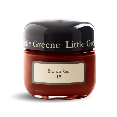 Пробник краски в/э акриловой Little Greene, цвет № 15, BRONZE RED, 60 мл