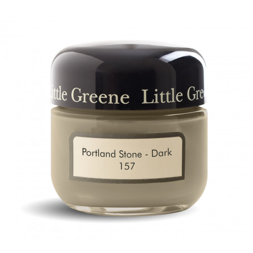 Пробник краски в/э акриловой Little Greene, цвет № 157, PORTLAND STONE DARK, 60 мл