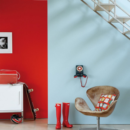 Пробник краски в/э акриловой Little Greene, цвет № 190, ATOMIC RED, 60 мл