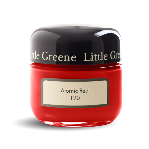 Пробник краски в/э акриловой Little Greene, цвет № 190, ATOMIC RED, 60 мл