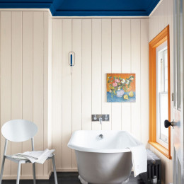 Пробник краски в/э акриловой Little Greene, цвет № 207, DEEP SPACE BLUE, 60 мл