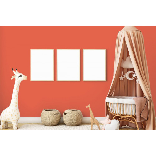 Пробник краски в/э акриловой Little Greene, цвет № 21, ORANGE AURORA, 60 мл