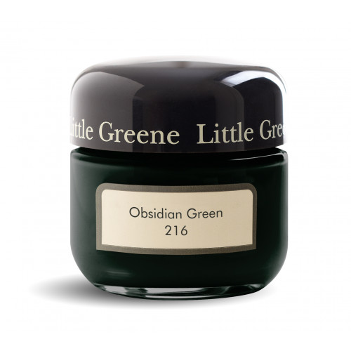Пробник краски в/э акриловой Little Greene, цвет № 216, OBSIDIAN GREEN, 60 мл