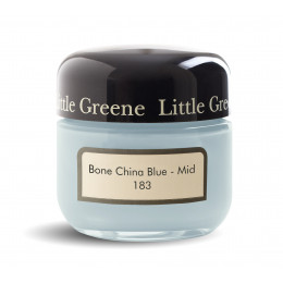 Пробник краски в/э акриловой Little Greene, цвет № 183, BONE CHINA BLUE MID, 60 мл
