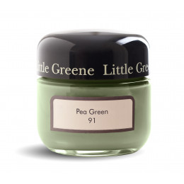 Пробник краски в/э акриловой Little Greene, цвет № 91, PEA GREEN, 60 мл