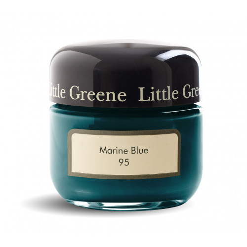 Пробник краски в/э акриловой Little Greene, цвет № 95, MARINE BLUE, 60 мл
