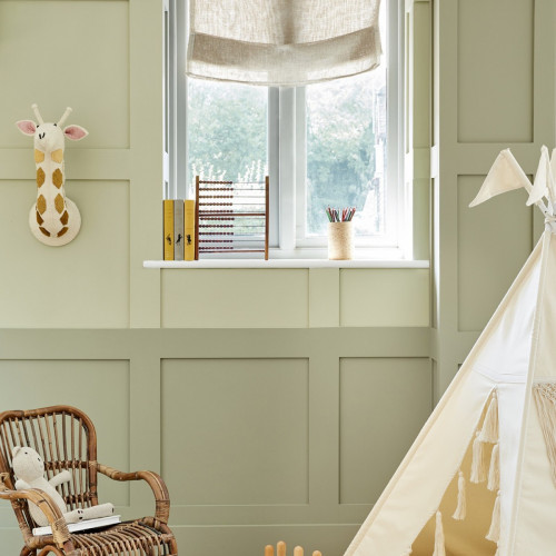 Пробник в/э краски Little Greene, Absolute Matt Emulsion, цвет палитры STONE - №268, Green Stone - Pale, 60 мл