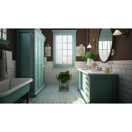 Пробник в/э краски Little Greene, Absolute Matt Emulsion, цвет палитры STONE - №318, Scullery, 60 мл