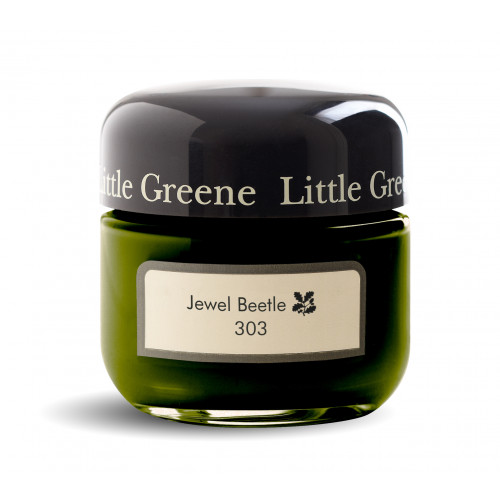 Пробник краски в/э акриловой Little Greene, цвет № 303, JEWEL BEETLE, 60 мл