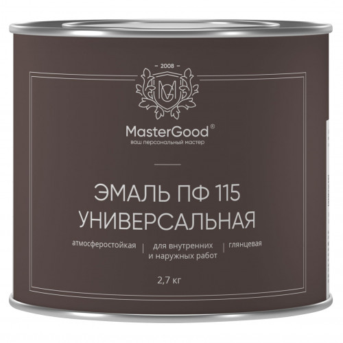Эмаль ПФ-115 MasterGood бежевая 2.7 кг