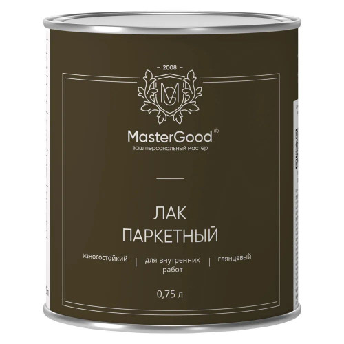 Лак паркетный MasterGood ПФ-231 0.75 л