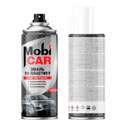Аэрозольная эмаль по пластику Mobicar 0527-21 MC цвет белый глянцевый 520 мл