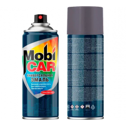 Аэрозольная эмаль универсальная Mobicar 0505-7016 MC RAL 7016 цвет антрацитово-серый глянцевый 520 мл