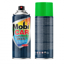 Аэрозольная эмаль универсальная Mobicar 0505-6029 MC RAL 6029 цвет зеленый глянцевый 520 мл