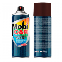 Аэрозольная эмаль универсальная Mobicar 0505-8016 MC RAL 8016 цвет коричневый глянцевый 520 мл
