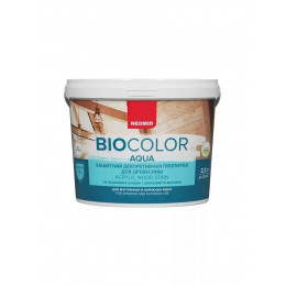 Пропитка для защиты древесины шелковисто-матовая Neomid Bio Color Aqua цвет орех 2.3 л