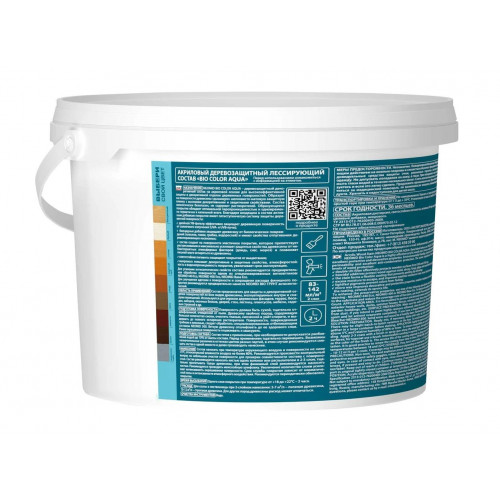 Пропитка для защиты древесины шелковисто-матовая Neomid Bio Color Aqua цвет орех 2.3 л