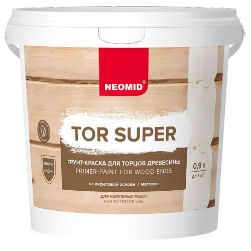 Грунт-краска Neomid TOR SUPER База А 0.9 л