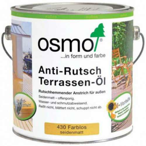 Антискользящее масло для террас Osmo Anti-Rutsch Terrassen 430 Бесцветное 2.5 л