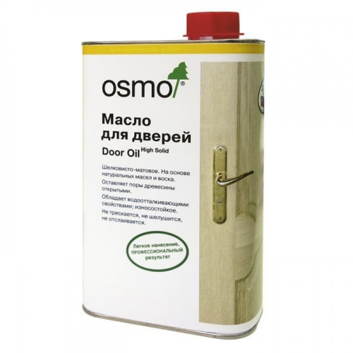 Масло для дверей Osmo Door Oil шелковисто-матовое 3060 Бесцветное 1 л