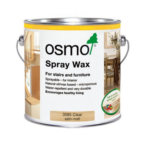 Воск для дерева, для распыления Osmo SPRITZ-WACHS, 3066 Белый прозрачный 2.5 л