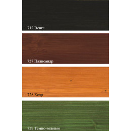 Защитное масло-лазурь для древесины Osmo Holz-Schutz Ol Lasur 712 Венге 2.5 л
