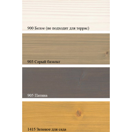 Защитное масло-лазурь для древесины Osmo Holz-Schutz Ol Lasur 905 Патина 0.75 л