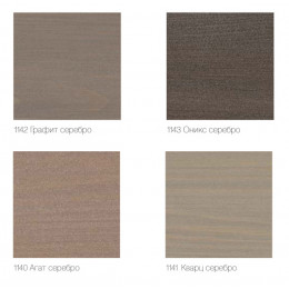 Защитное масло-лазурь с эффектом серебра Osmo Holz-Schutz Ol Lasur Silver Effect 1143 Оникс серебро 0.75 л