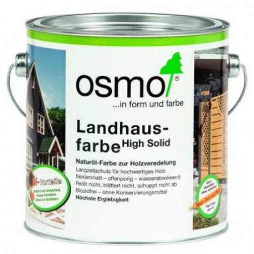 Краска укрывная для дерева Osmo Landhausfarbe цвет 2311 Красно-коричневый 0.75 л