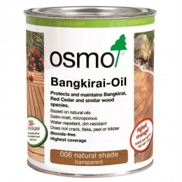Масло для террас Osmo Terrassen-Ole 006 Бангкирай 0.22 л