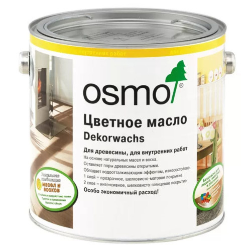 Масло с твердым воском для дерева Osmo Dekorwachs Transparent цвет 3137 Вишня шелковисто-матовый 0.125 л