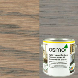 Цветные бейцы на масляной основе Osmo Ol-Beize 3512 Серебристо-серый 1 л