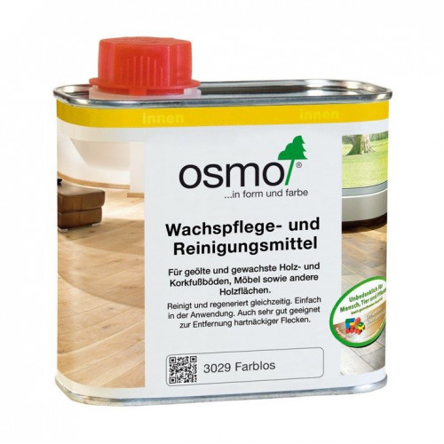 Эмульсия масло для ухода и очистки древесины Osmo WPR Wachspflege und Reinigungsmittel 3029 Прозрачная 0.5 л