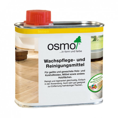 Эмульсия масло для ухода и очистки древесины Osmo WPR Wachspflege und Reinigungsmittel 3087 Белая 1 л