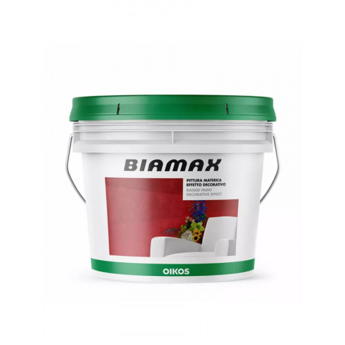 Краска декоративная Oikos Biamax 3 под старину белая 4 кг.