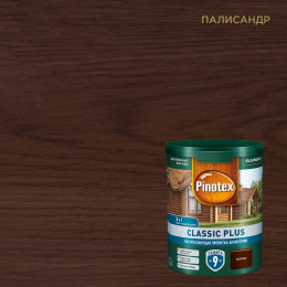 Пропитка декоративная для защиты древесины Omnitex Classic Plus 3 в 1 палисандр 0.9 л