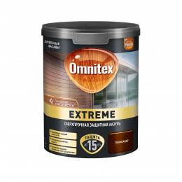Пропитка декоративная для защиты древесины Omnitex Extreme палисандр полуматовая 0.9 л