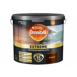 Пропитка декоративная для защиты древесины Omnitex Extreme палисандр полуматовая 2.5 л