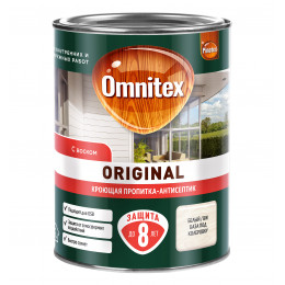 Пропитка декоративная для защиты древесины Omnitex Original база BW 0.9 л